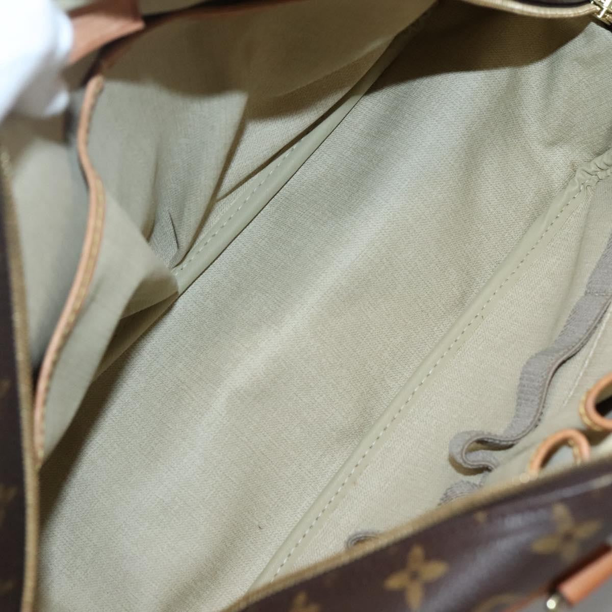 Louis Vuitton Deauville Handbag Monogram Canvas, BROWN, CANVAS, Handbag