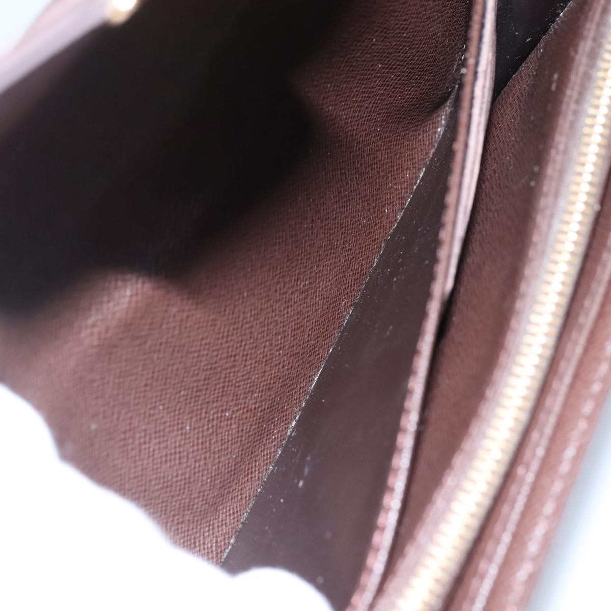 Louis Vuitton Sistina Wallet Damier, BROWN, CANVAS, Wallets
