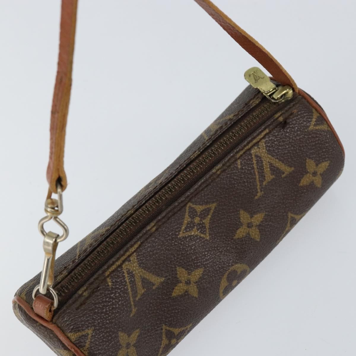 Louis Vuitton Papillon Pochette Monogram Canvas, BROWN, CANVAS, Clutche & pouche