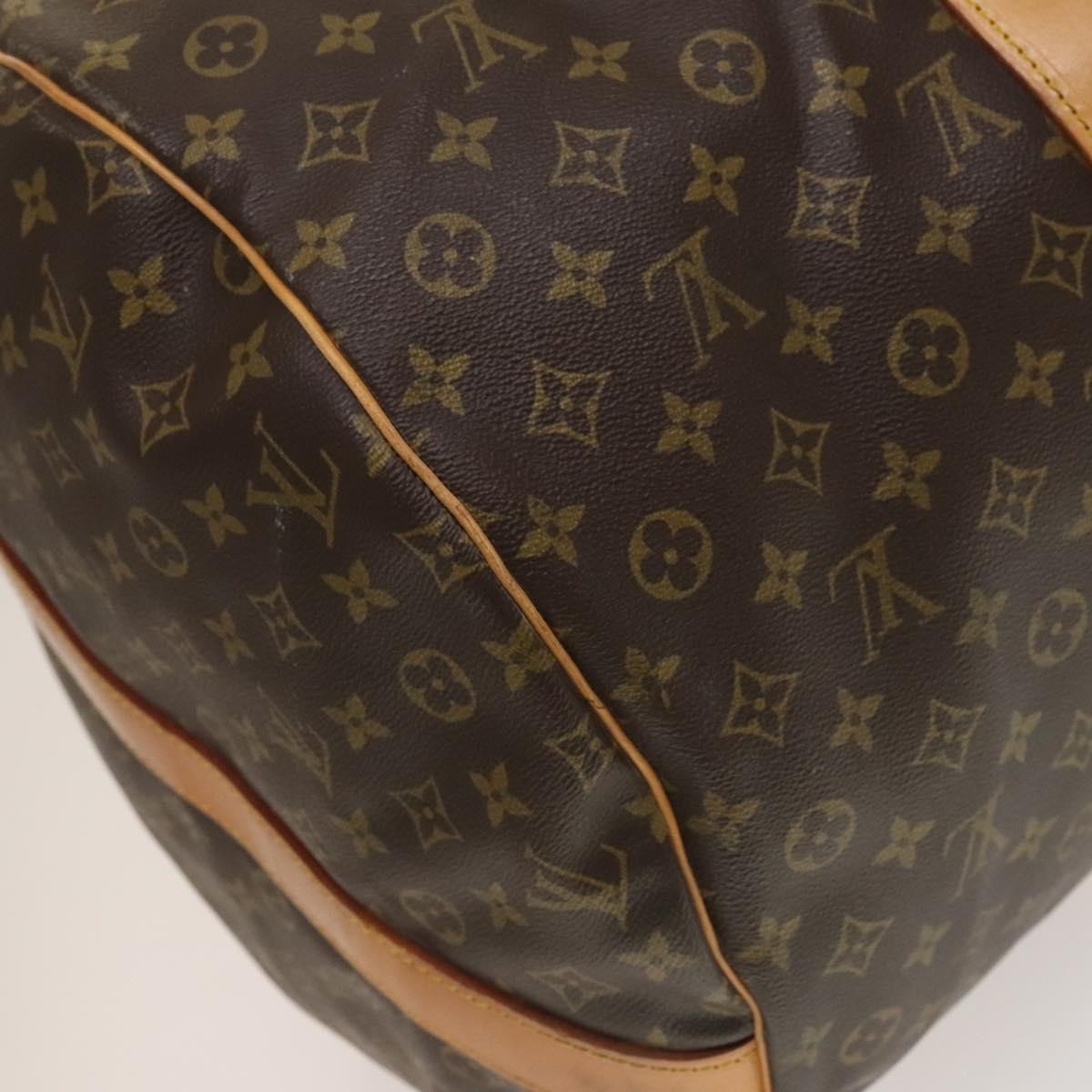 Louis Vuitton Sac Polochon Handbag Monogram Canvas, BROWN, CANVAS, Travel bag