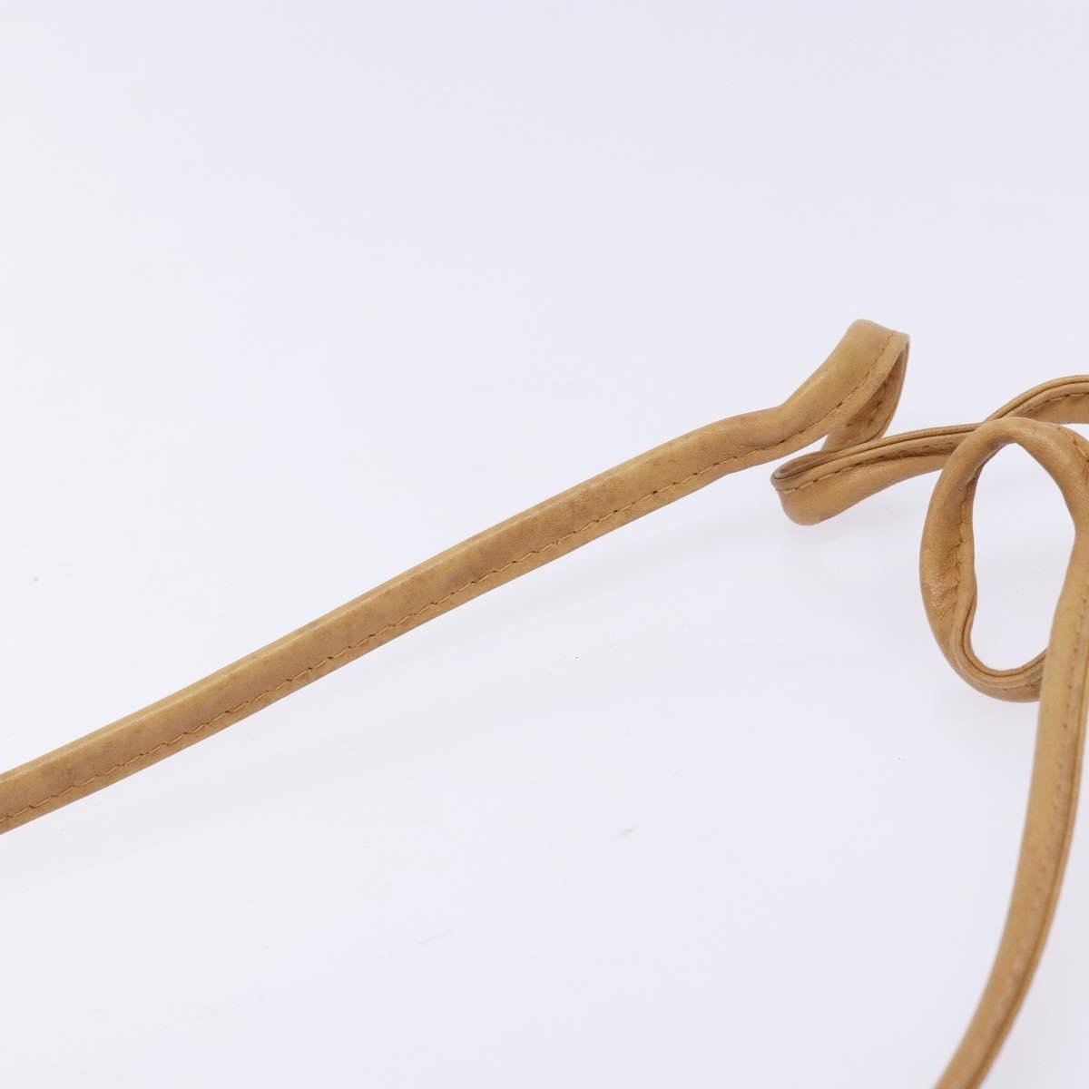 Celine Vintage Macadam Shoulder Bag Canvas and Leather, BEIGE, CANVAS, Shoulder bag