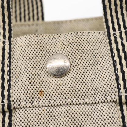 Hermes Fourre Tout Tote Canvas, GRAY, CANVAS, Tote bag