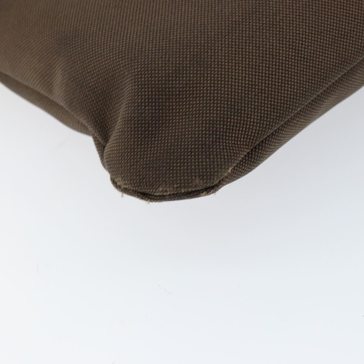 Prada Logo Flat Messenger Canvas, BROWN, CANVAS, Shoulder bag