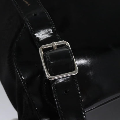 Gucci Vintage Bamboo Backpack Patent, BLACK, PATENT_LEATHER, Backpack