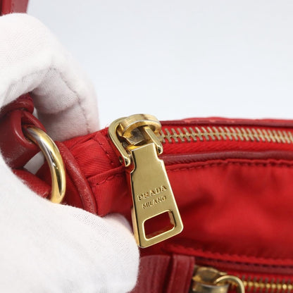Prada Vintage Shoulder Bag Tessuto, RED, NYLON, Shoulder bag