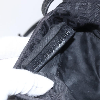 Fendi Vintage Flap Crossbody Bag Zucchino Canvas, BROWN, CANVAS, Shoulder bag