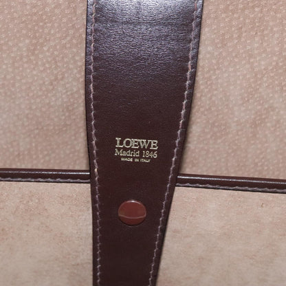Loewe Anagram Business Leather, BROWN, LEATHER, Briefcase