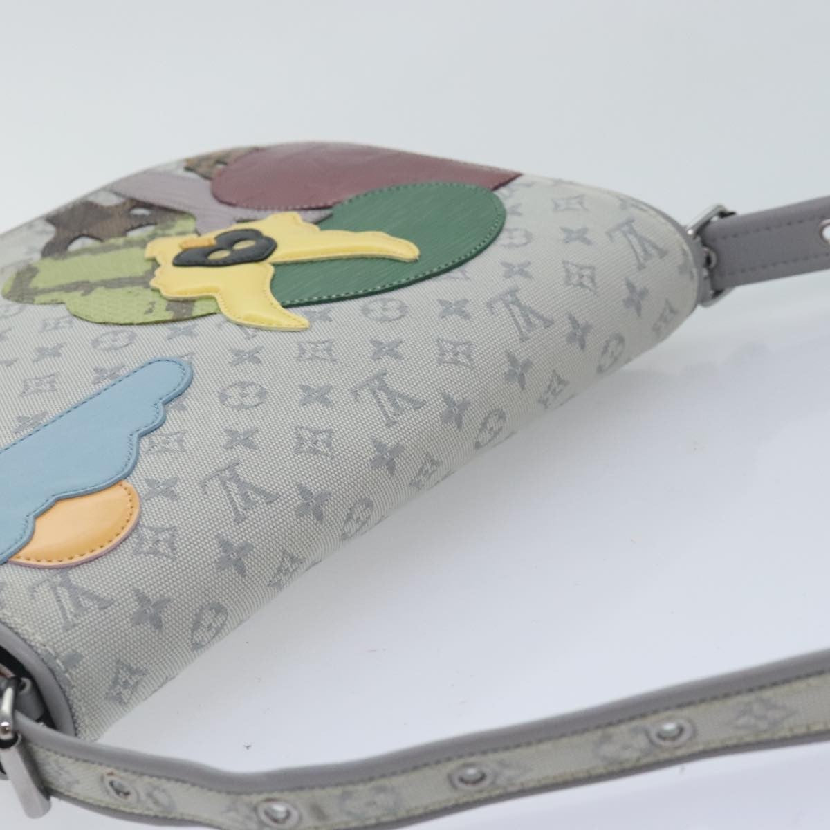 Louis Vuitton Conte de Fees Musette Shoulder Bag Monogram Patchwork, GRAY, CANVAS, Shoulder bag