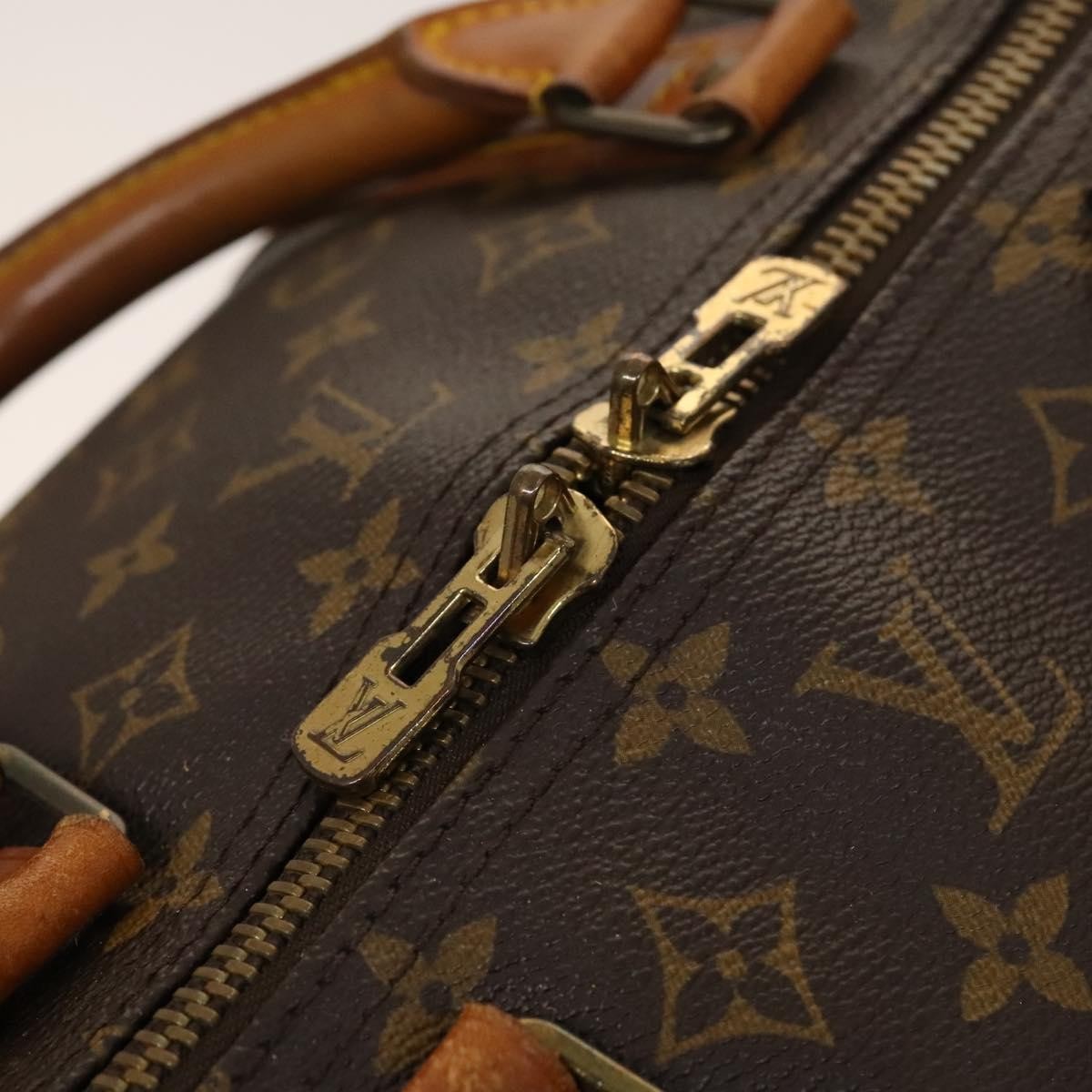 Louis Vuitton Keepall Bag Monogram Canvas, BROWN, CANVAS, Travel bag
