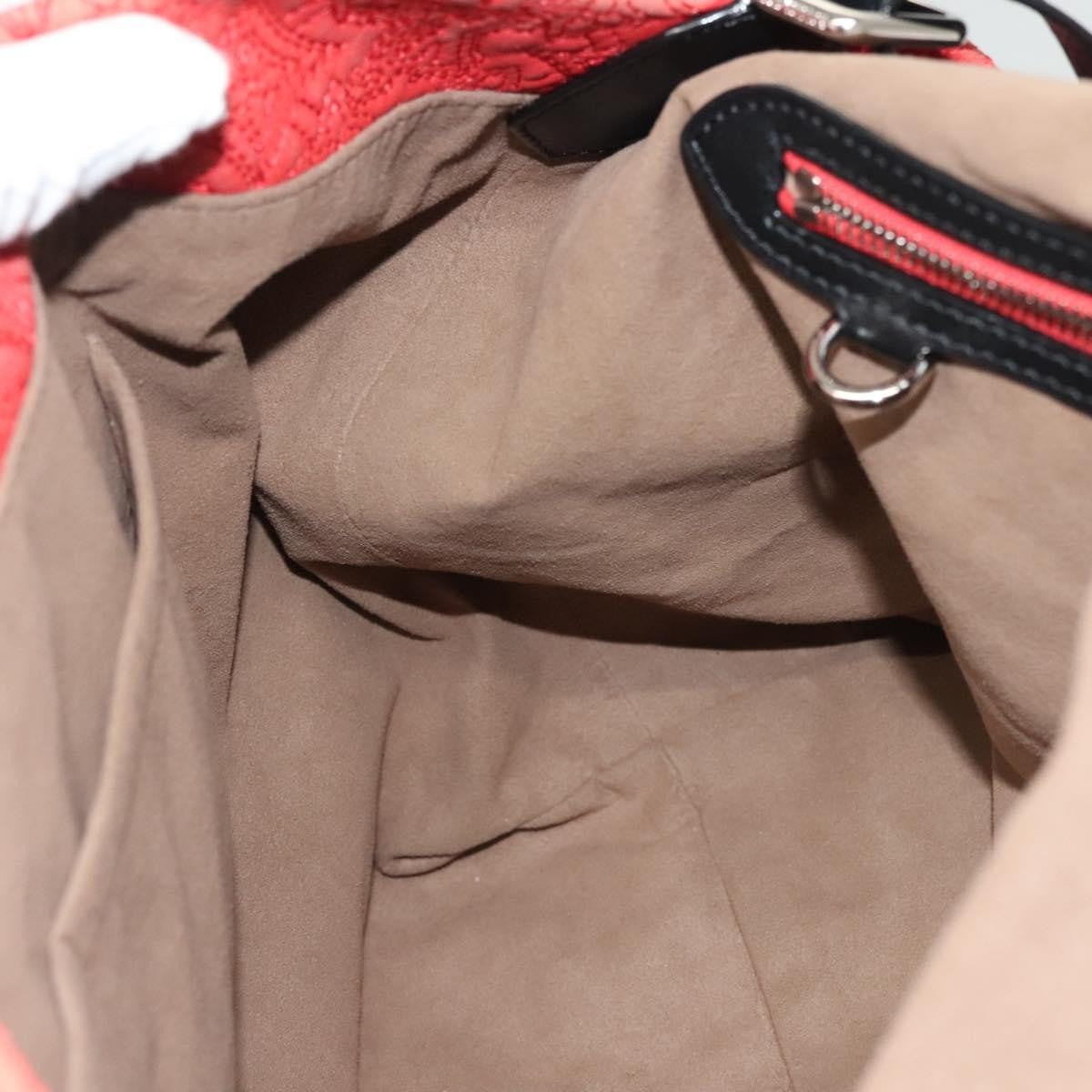 Louis Vuitton Antheia Hobo Leather, ORANGE, LEATHER, Shoulder bag