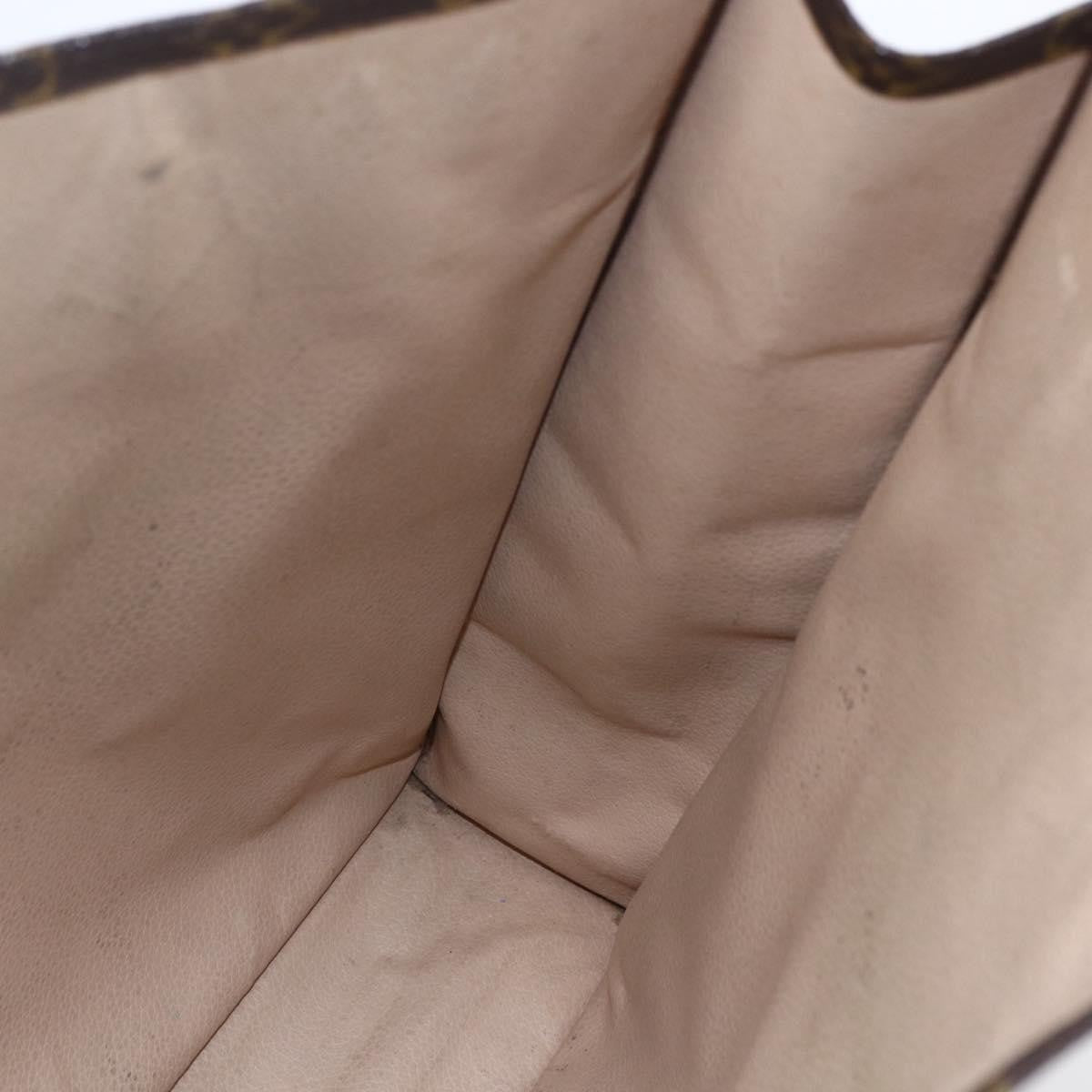 Louis Vuitton Sac Plat Bag Monogram Canvas, BROWN, CANVAS, Handbag