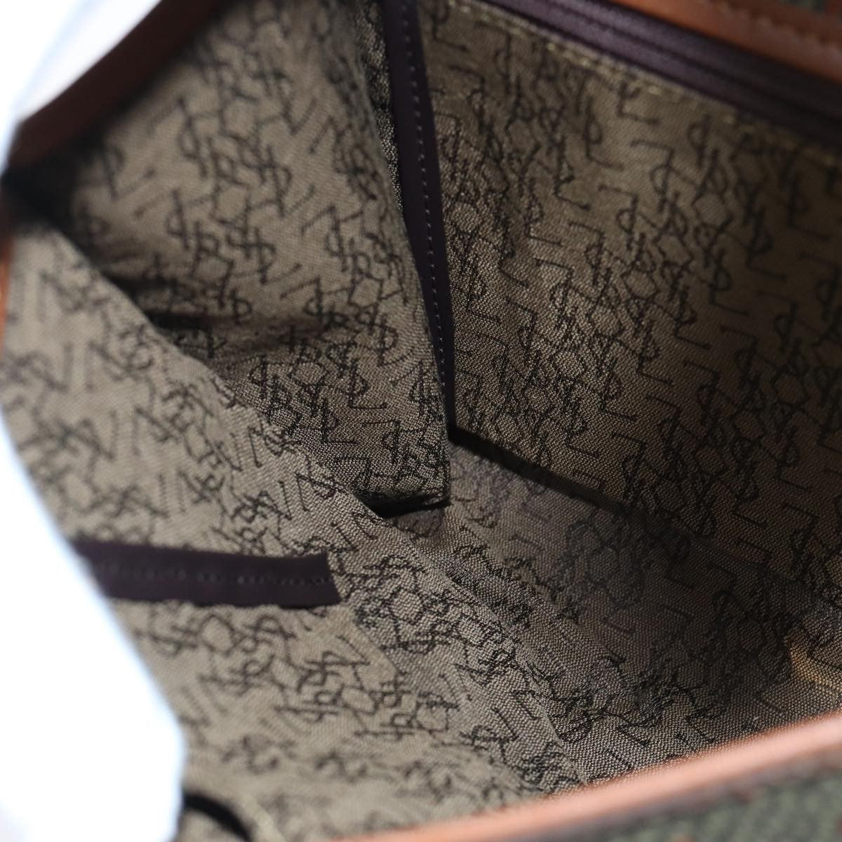 Saint Laurent Vintage Shoulder Bag Canvas, GOLD, PVC, Shoulder bag