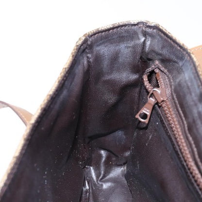 Celine Macadam Shoulder Bag PVC Leather, BEIGE, PVC, Shoulder bag