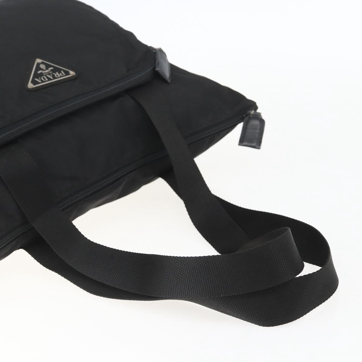 Prada Vintage Tote Tessuto, BLACK, NYLON, Tote bag