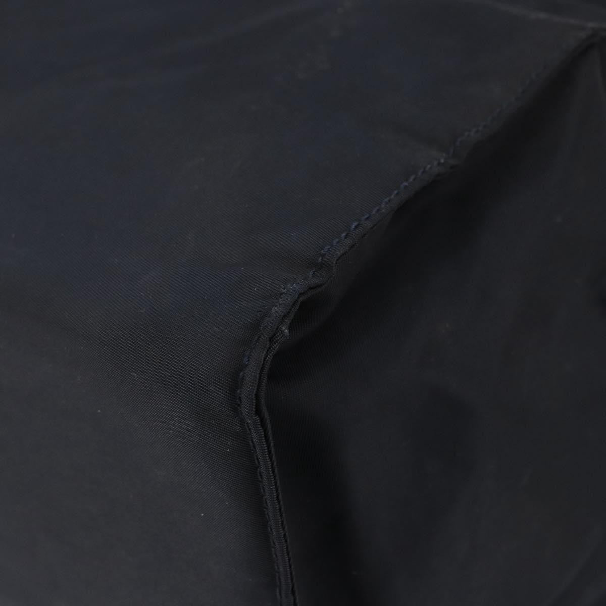 Prada Metal Handles Tote Tessuto, BLACK, NYLON, Tote bag