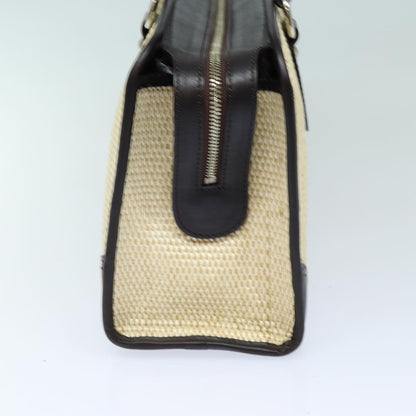 Burberry Vintage Handbag Leather, BEIGE, WOOD, Handbag