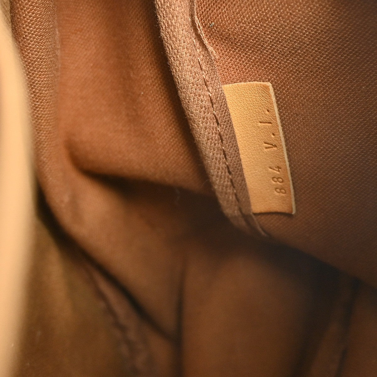 Louis Vuitton Saumur Handbag Monogram Canvas, BROWN, CANVAS, Shoulder bag