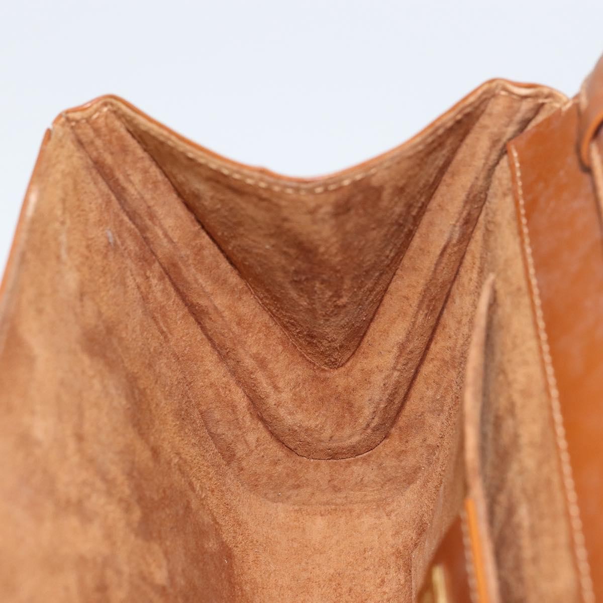 Gucci Vintage Shoulder Bag Leather, BROWN, LEATHER, Shoulder bag
