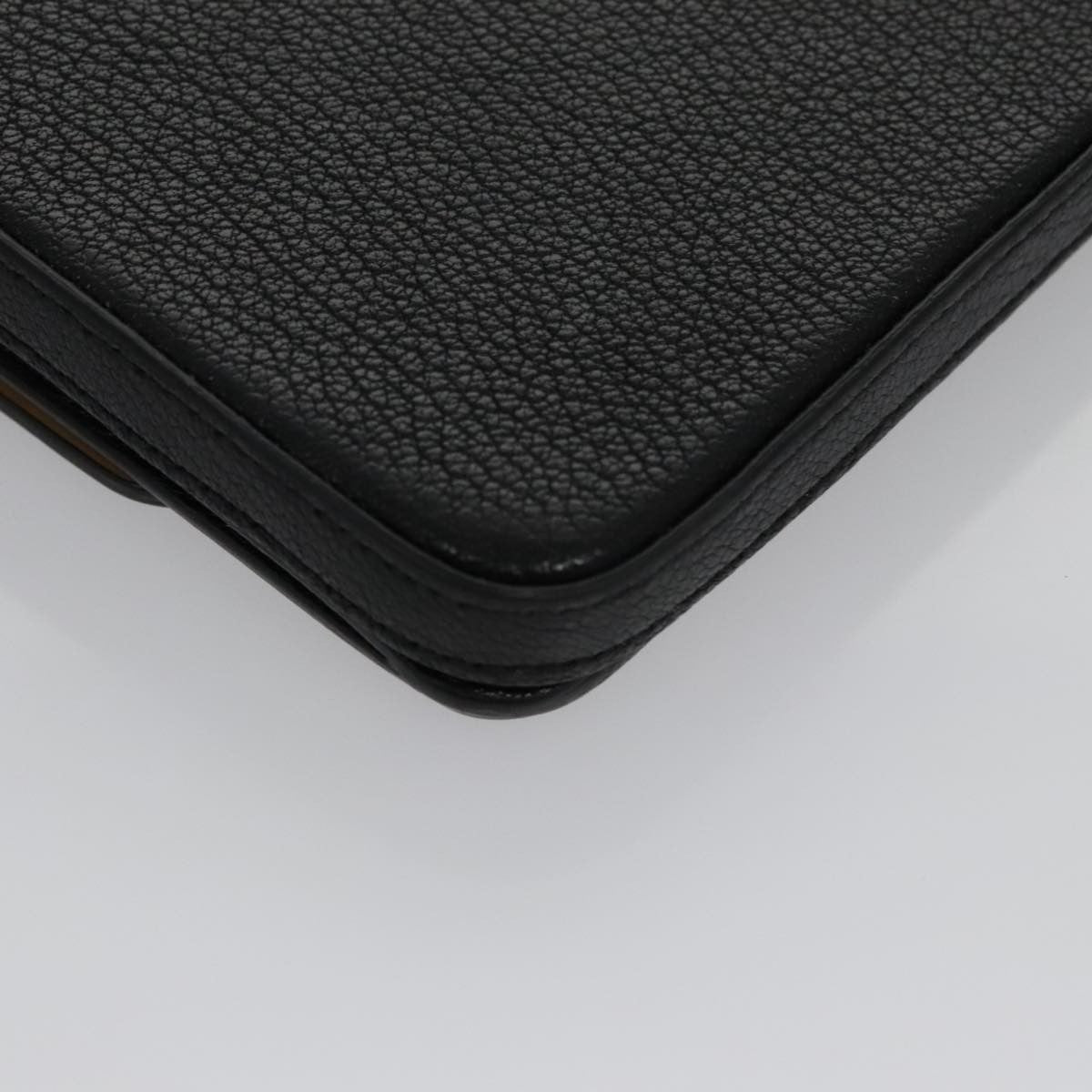 Burberry D-Ring Shoulder Bag Leather, BLACK, LEATHER, Shoulder bag