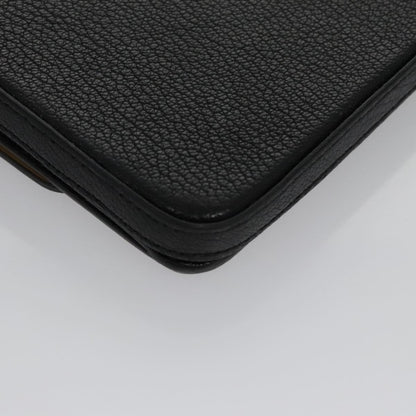 Burberry D-Ring Shoulder Bag Leather, BLACK, LEATHER, Shoulder bag