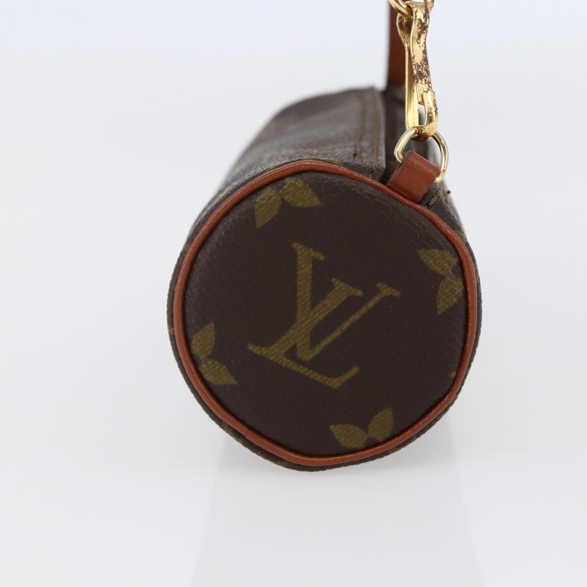 Louis Vuitton Papillon Pochette Monogram Canvas, BROWN, CANVAS, Handbag