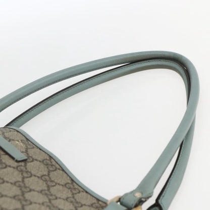 Gucci Joy Plus Tote GG Coated Canvas with Leather, BEIGE, PVC, Tote bag