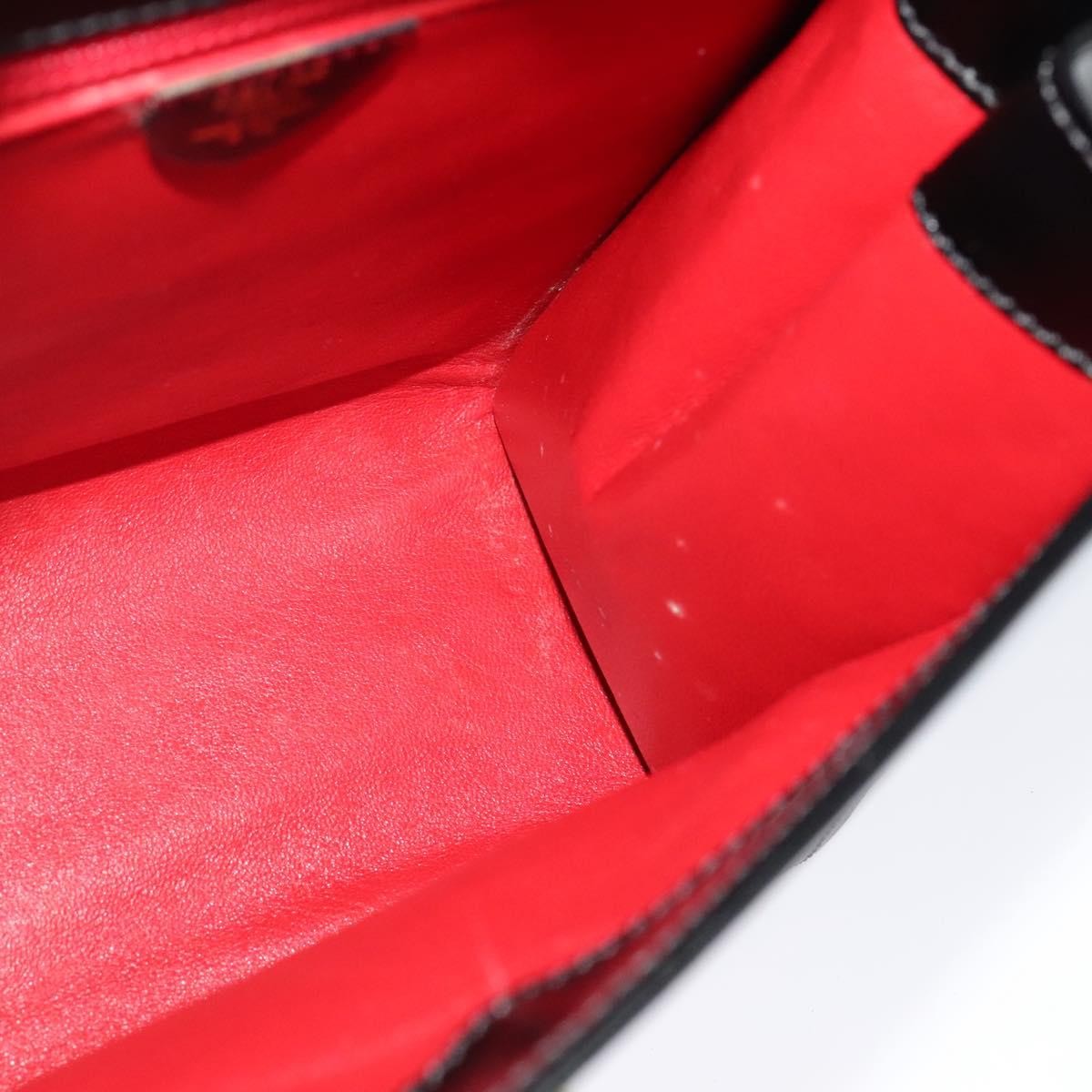 Celine Vintage Logo Top Handle Bag Leather, BLACK, LEATHER, Handbag