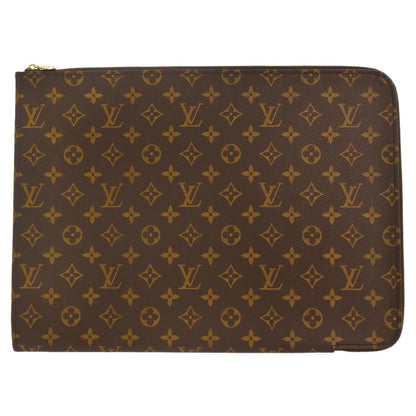 Louis Vuitton Etui Voyage Pouch Monogram Canvas, BROWN, CANVAS, Clutche & pouche