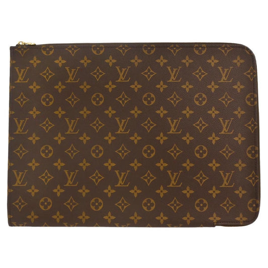 Louis Vuitton Etui Voyage Pouch Monogram Canvas, BROWN, CANVAS, Clutche & pouche