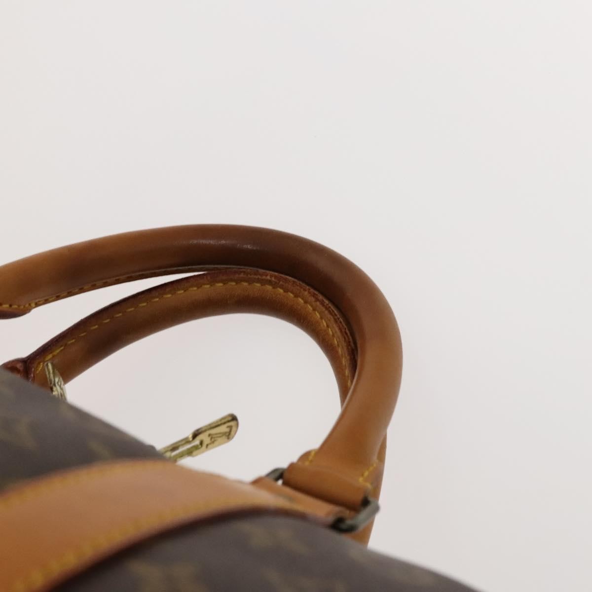 Louis Vuitton Keepall Bag Monogram Canvas, BROWN, CANVAS, Travel bag