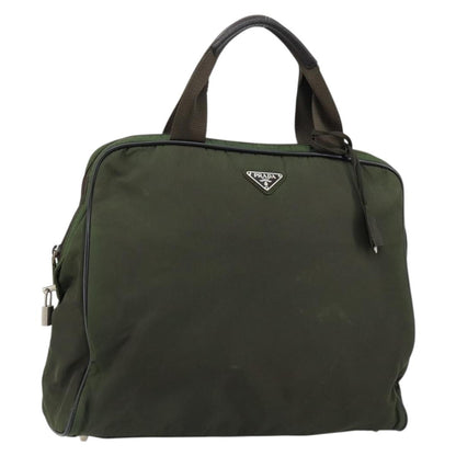 Prada Vintage Handbag Tessuto, KHAKI, NYLON, Handbag