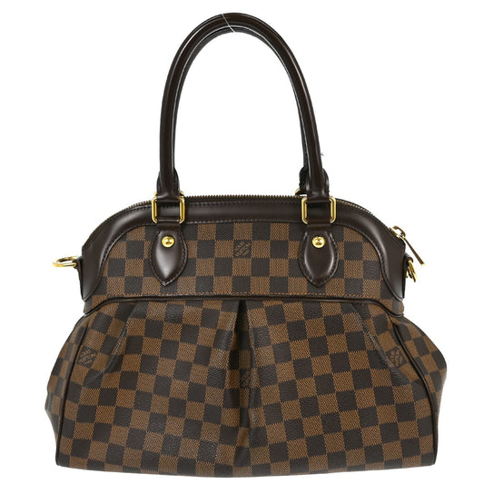 Louis Vuitton Trevi Handbag Damier, Brown, Canvas, Handbag