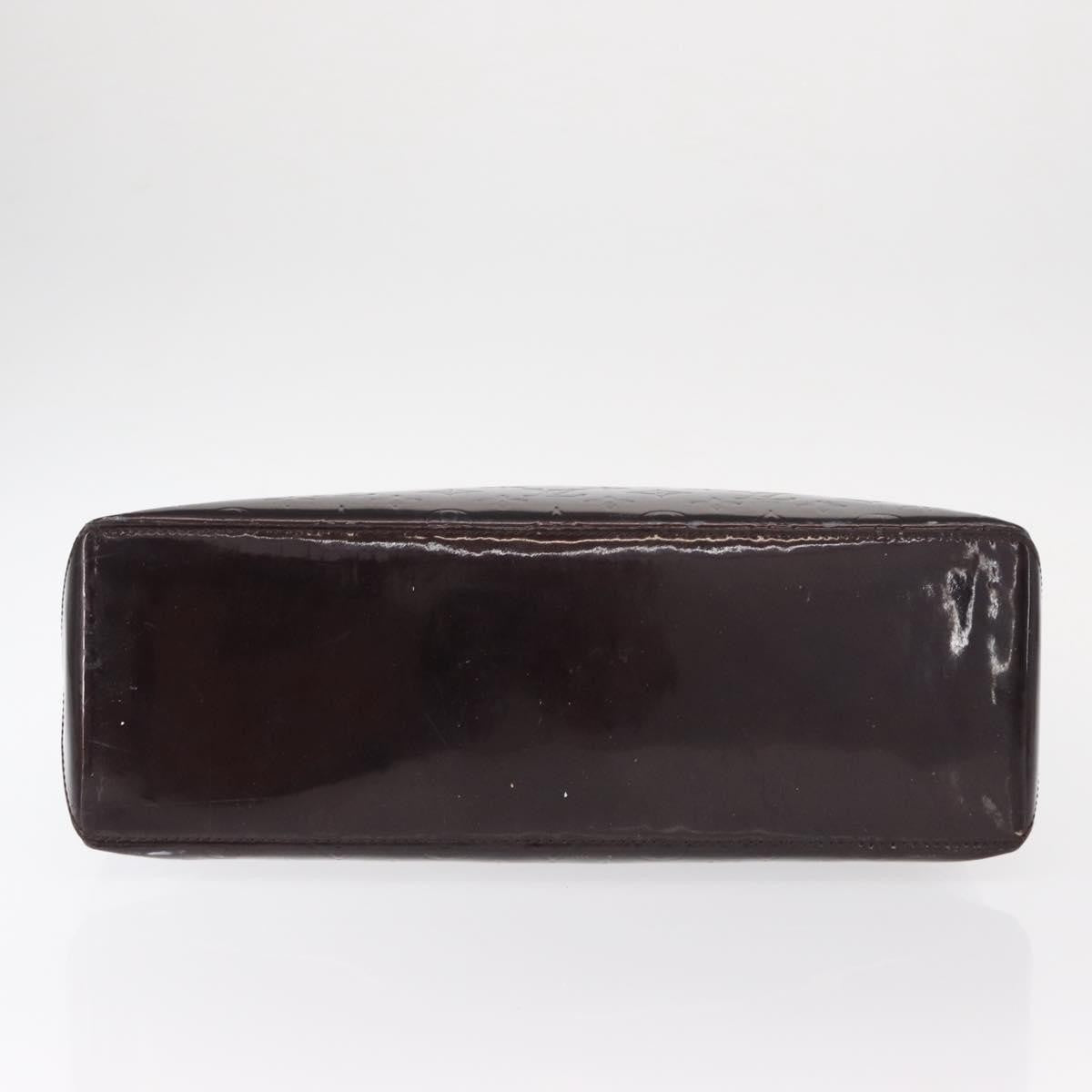 Louis Vuitton Wilshire Handbag Monogram Vernis, PURPLE, PATENT_LEATHER, Handbag