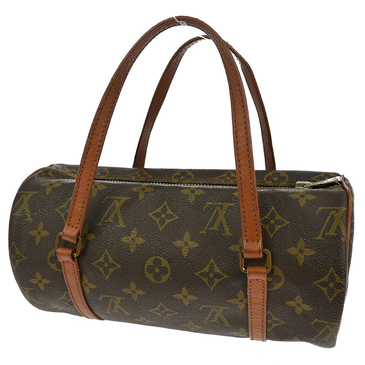 Louis Vuitton Papillon Handbag Monogram Canvas, BROWN, CANVAS, Handbag