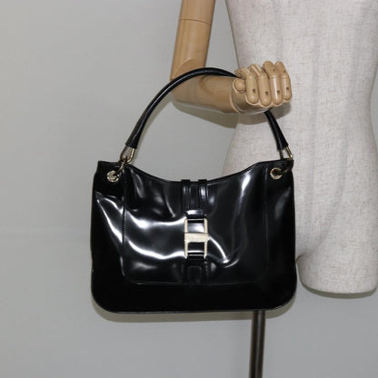 Gucci Jackie Bag Patent Leather, BLACK, PATENT_LEATHER, Shoulder bag
