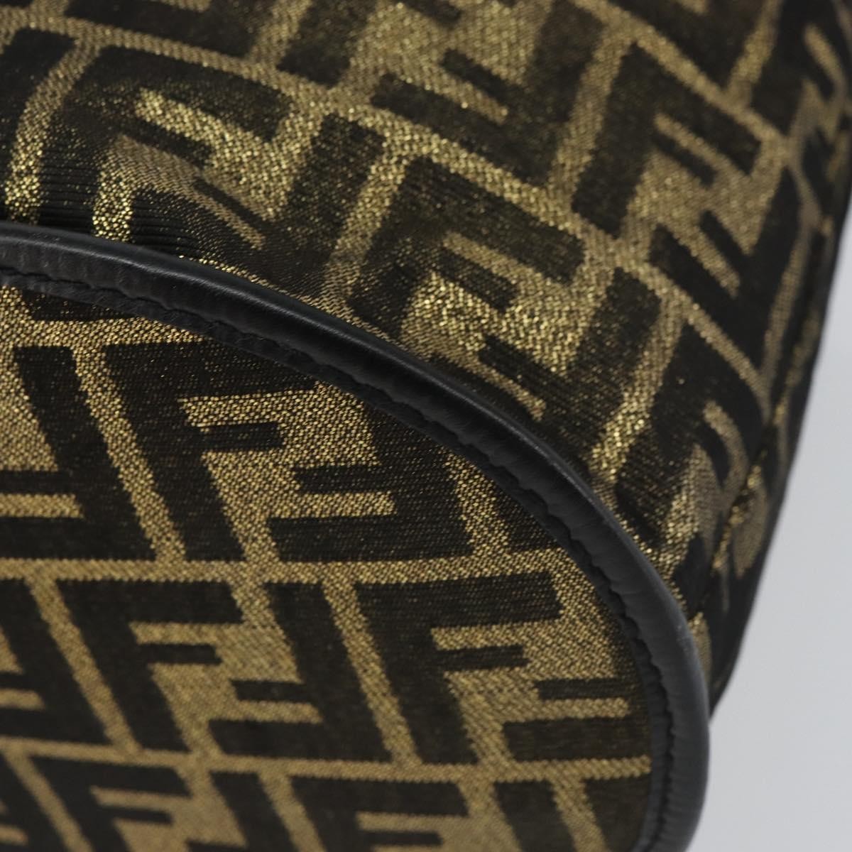 Fendi Vanity Clutch Canvas, BROWN, CANVAS, Clutche & pouche