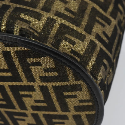 Fendi Vanity Clutch Canvas, BROWN, CANVAS, Clutche & pouche