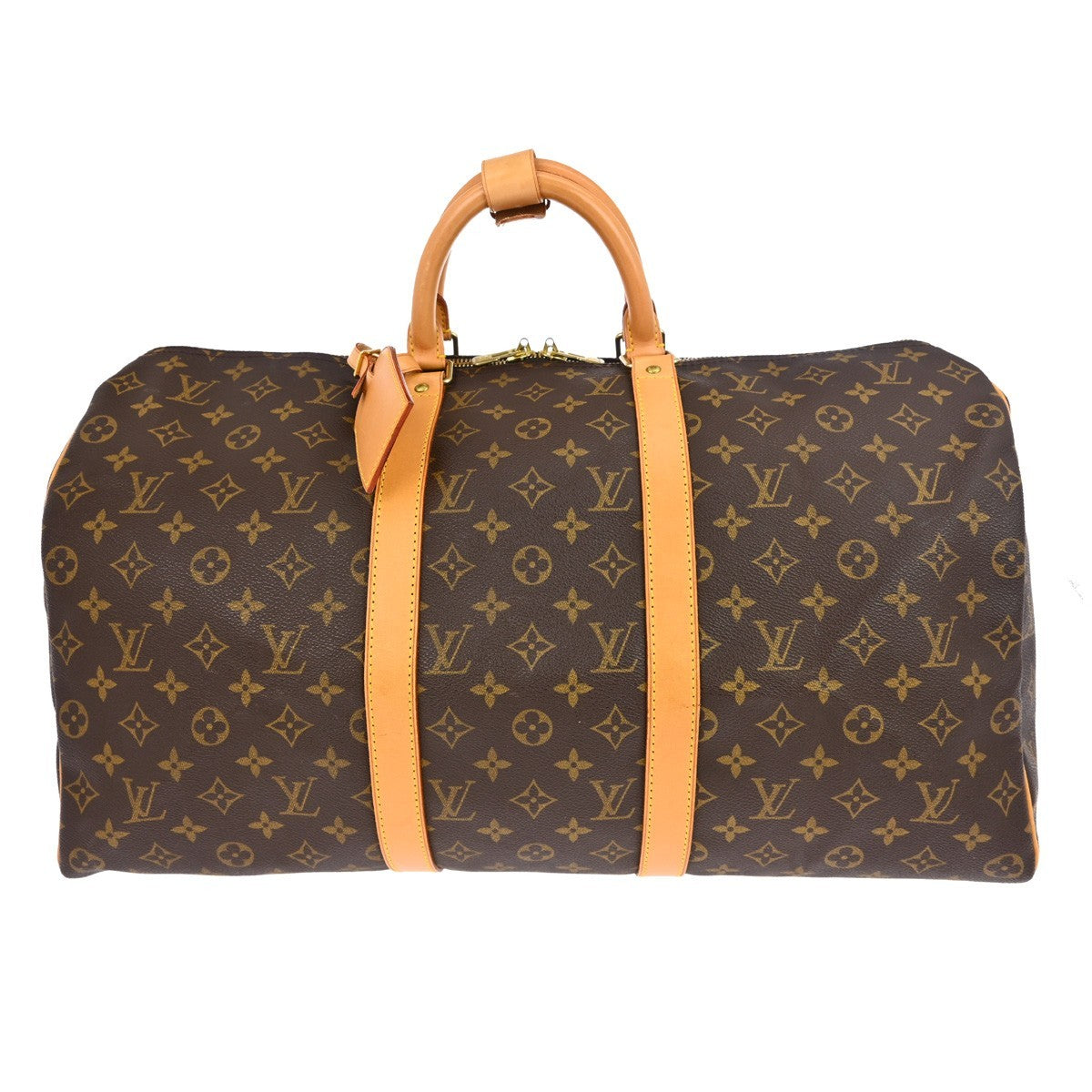 Louis Vuitton Keepall Bag Monogram Canvas, Brown, Canvas, Travel Bag
