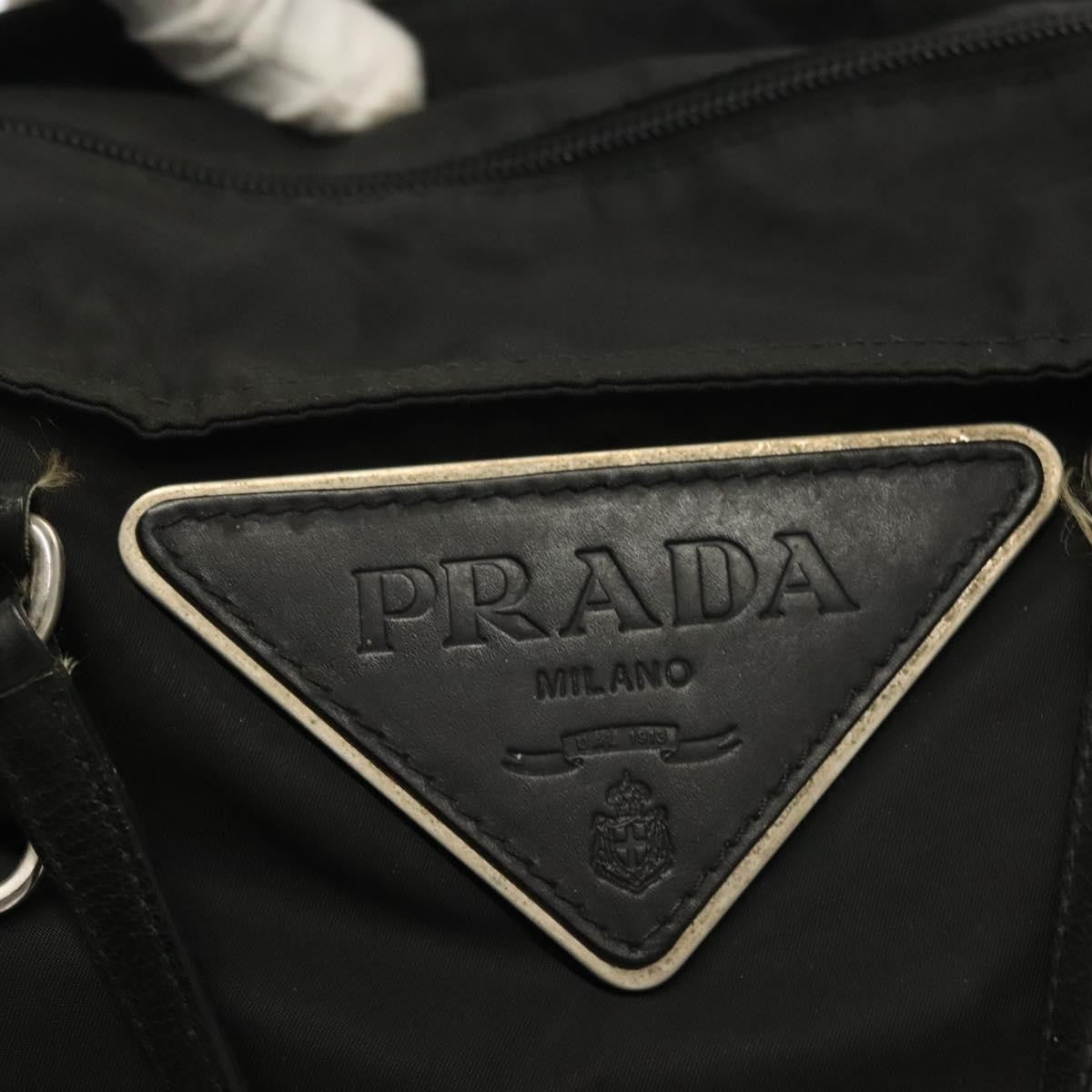 Prada Vintage Tote Tessuto, BLACK, NYLON, Tote bag
