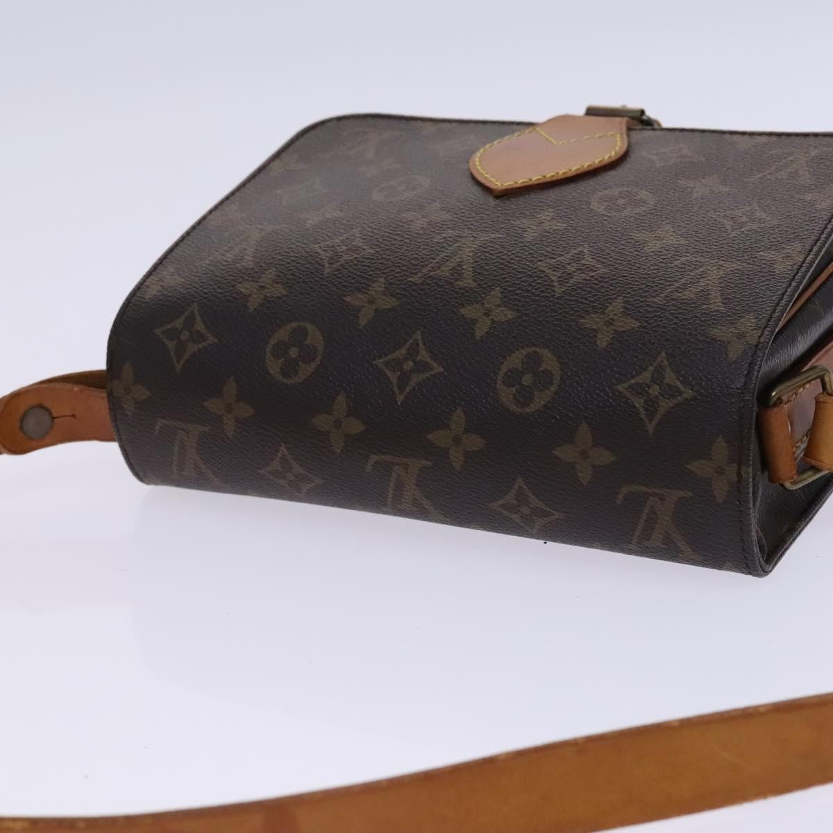 Louis Vuitton Cartouchiere Handbag Monogram Canvas, BROWN, CANVAS, Shoulder bag