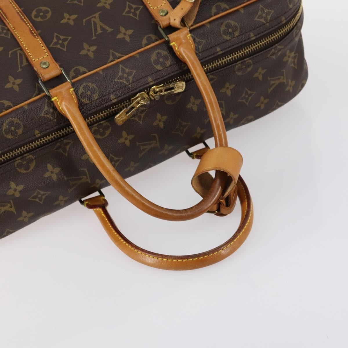 Louis Vuitton Sirius Handbag Monogram Canvas, BROWN, CANVAS, Travel bag