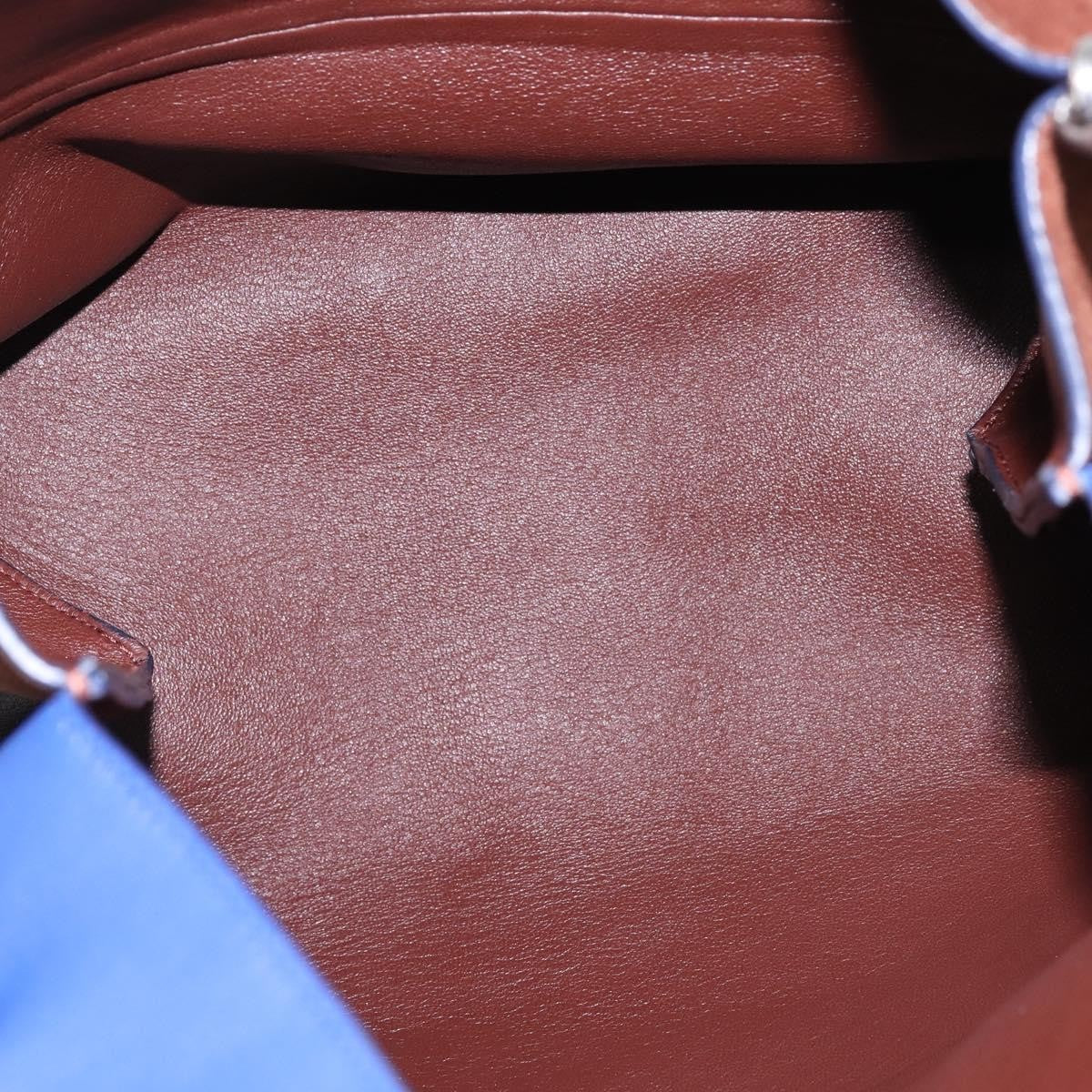 Celine All Soft Bag Leather, BLUE, LEATHER, Handbag