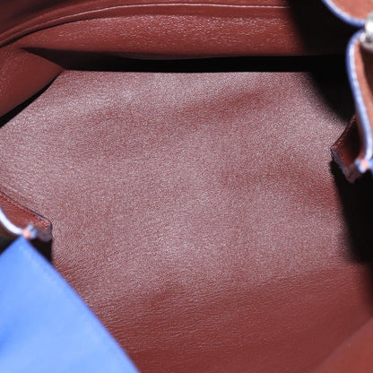 Celine All Soft Bag Leather, BLUE, LEATHER, Handbag