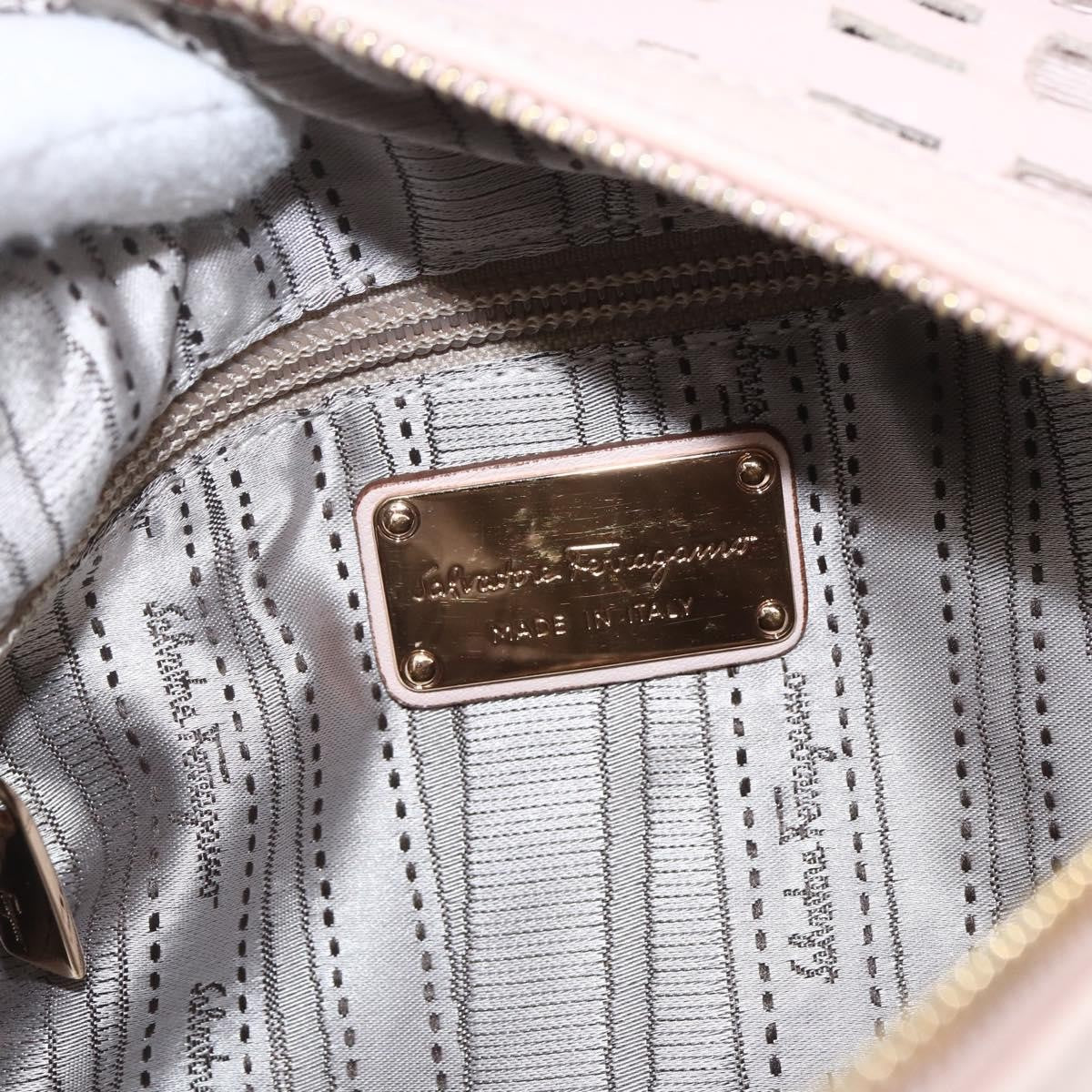 Salvatore Ferragamo Vala Handbag Leather, PINK, LEATHER, Handbag