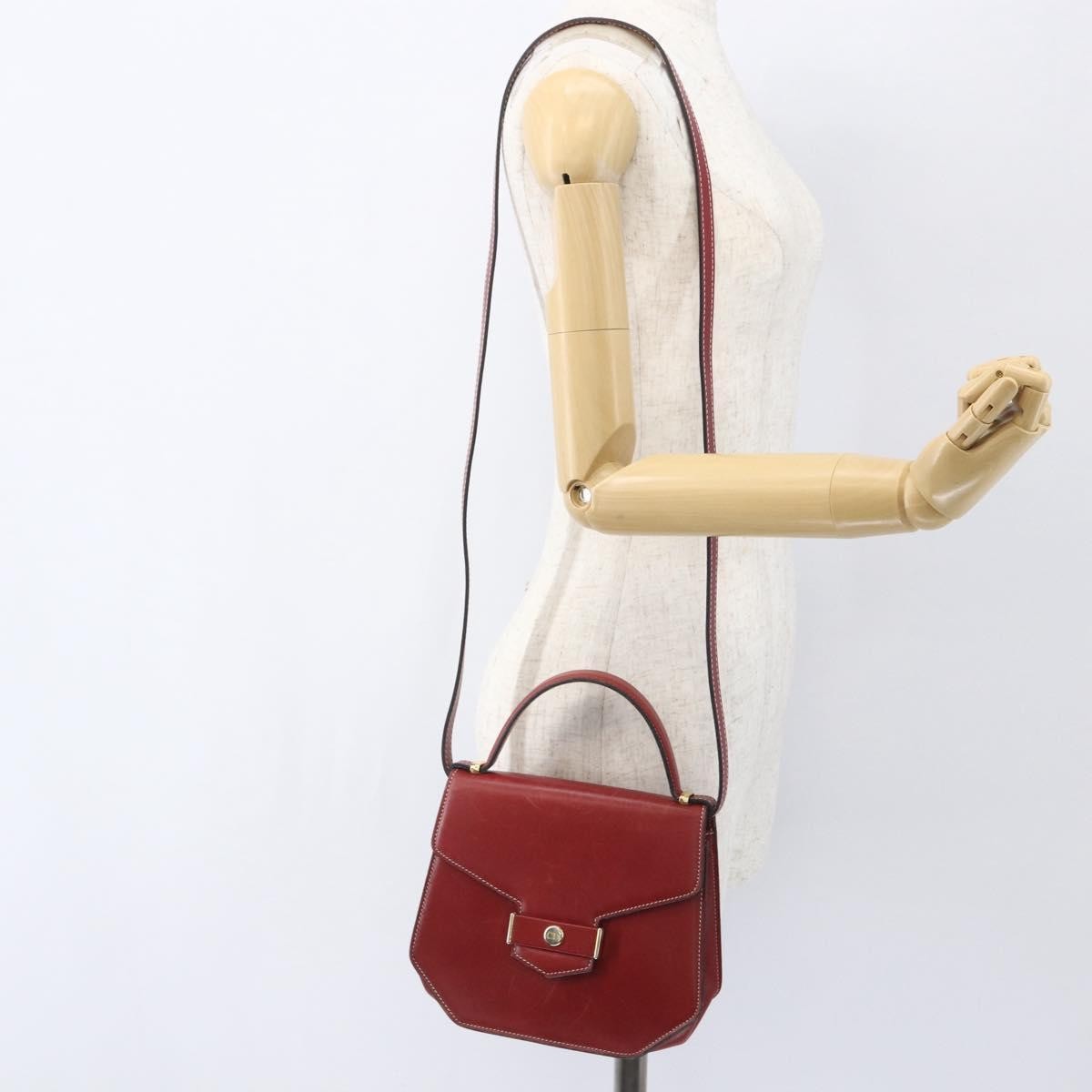 Christian Dior Vintage Handbag Leather, RED, LEATHER, Handbag
