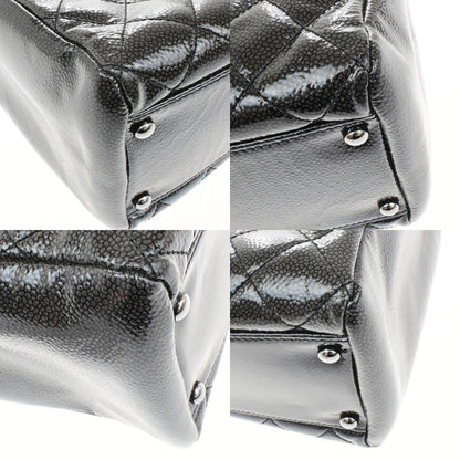 Chanel Reissue 2.55 Tote Quilted Patent, BLACK, PATENT_LEATHER, Tote bag
