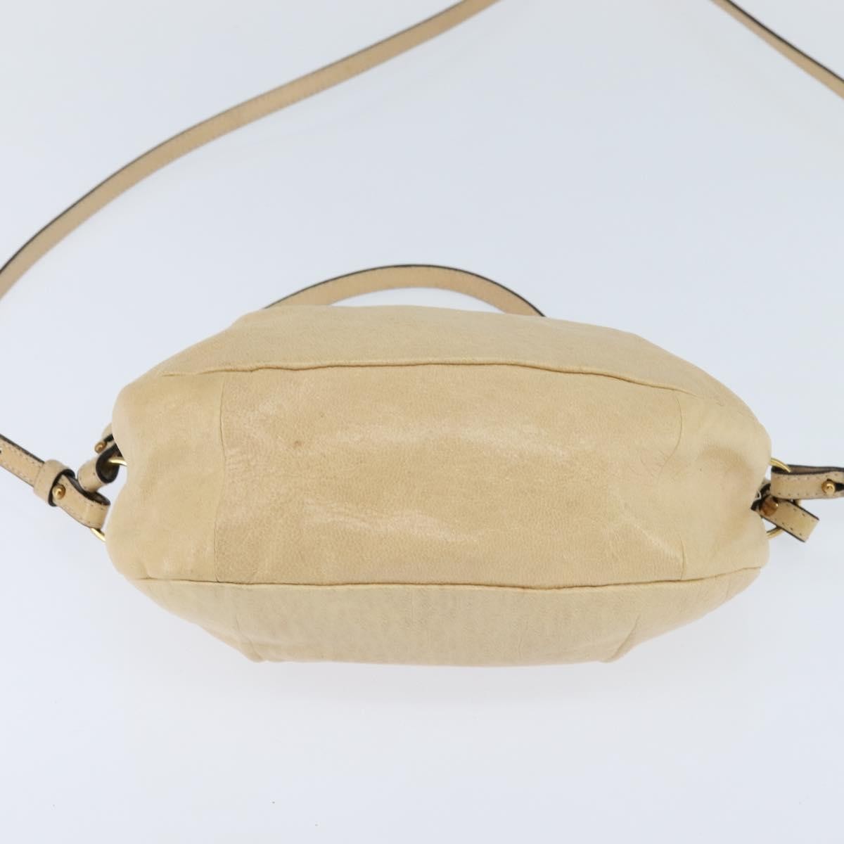 Chloe Vintage Shoulder Bag Leather, BEIGE, LEATHER, Shoulder bag