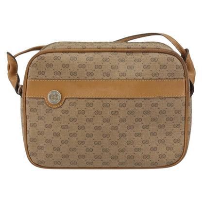 Gucci Micro GG supreme shoulder bag GG canvas, BEIGE, PVC, Shoulder bag