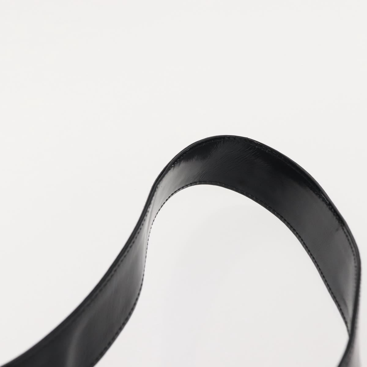 Gucci Vintage Bamboo Handle Open Hobo Nylon, BLACK, NYLON, Handbag