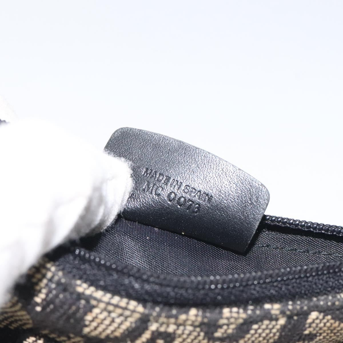 Christian Dior Saddle coin purse Trotter canvas, BLACK, CANVAS, Wallets